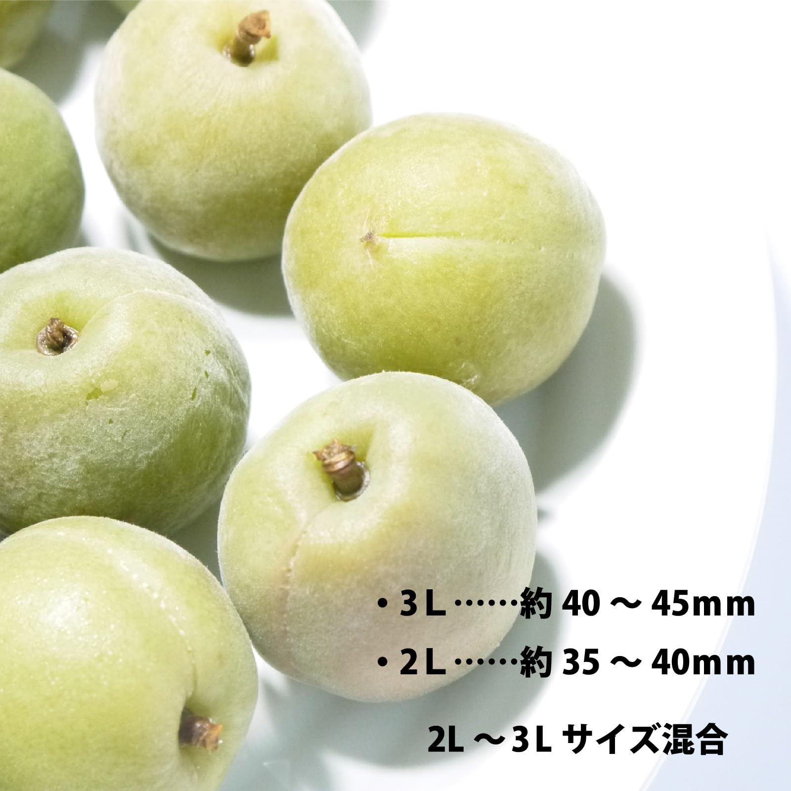 Amazon.co.jp: 青森県産冷凍青梅（家庭用2L～3Lサイズ混合）豊後梅